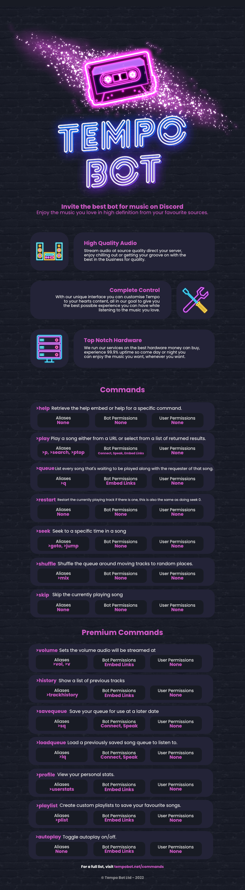 Add Tempo Discord Bot Discord Bot List Add Tempo Discord Bot Discord Bot List
